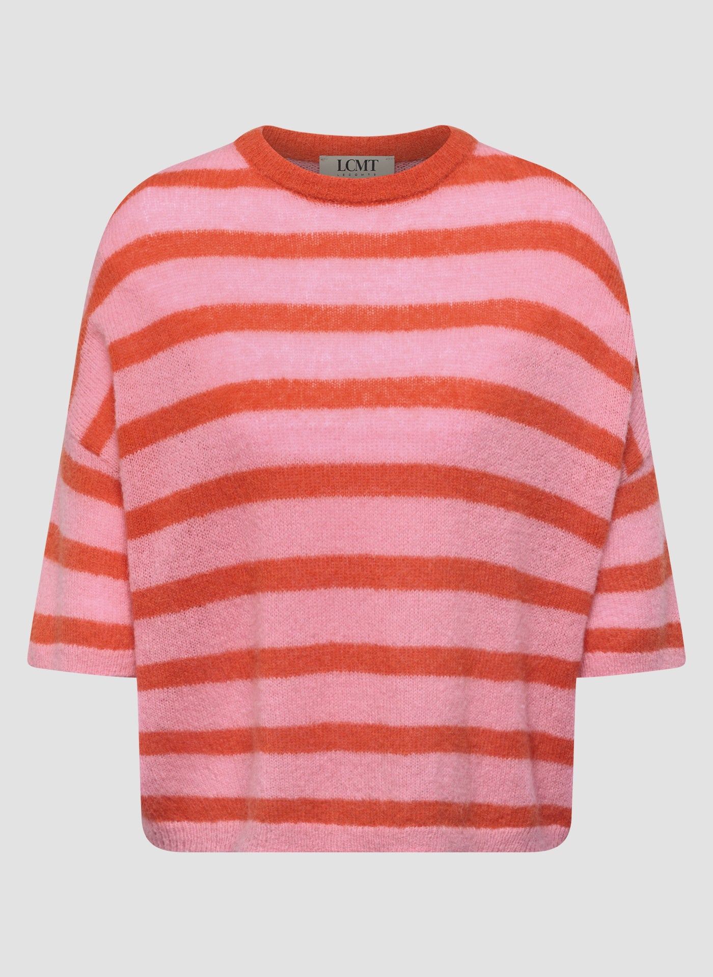 Strickpullover aus Alpakamix - 6253-HUMMER - Pink