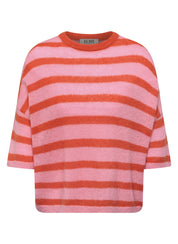 Strickpullover aus Alpakamix - 6253-HUMMER - Pink