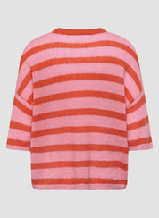 Strickpullover aus Alpakamix - 6253-HUMMER - Pink