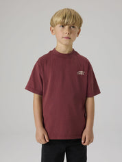 T-Shirt aus Bio-Baumwolle - Oxblood Red - Rot