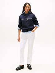 Sweathoodie aus Baumwollmix - DW5-BLUE - Blau