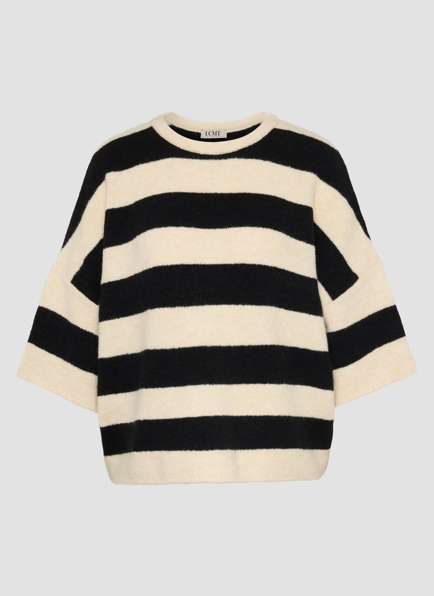 Strickpullover gestreift - 5608-Elfenbein - Creme