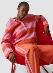 Strickpullover aus Viskosemix - 6212-ROSA - Rosa