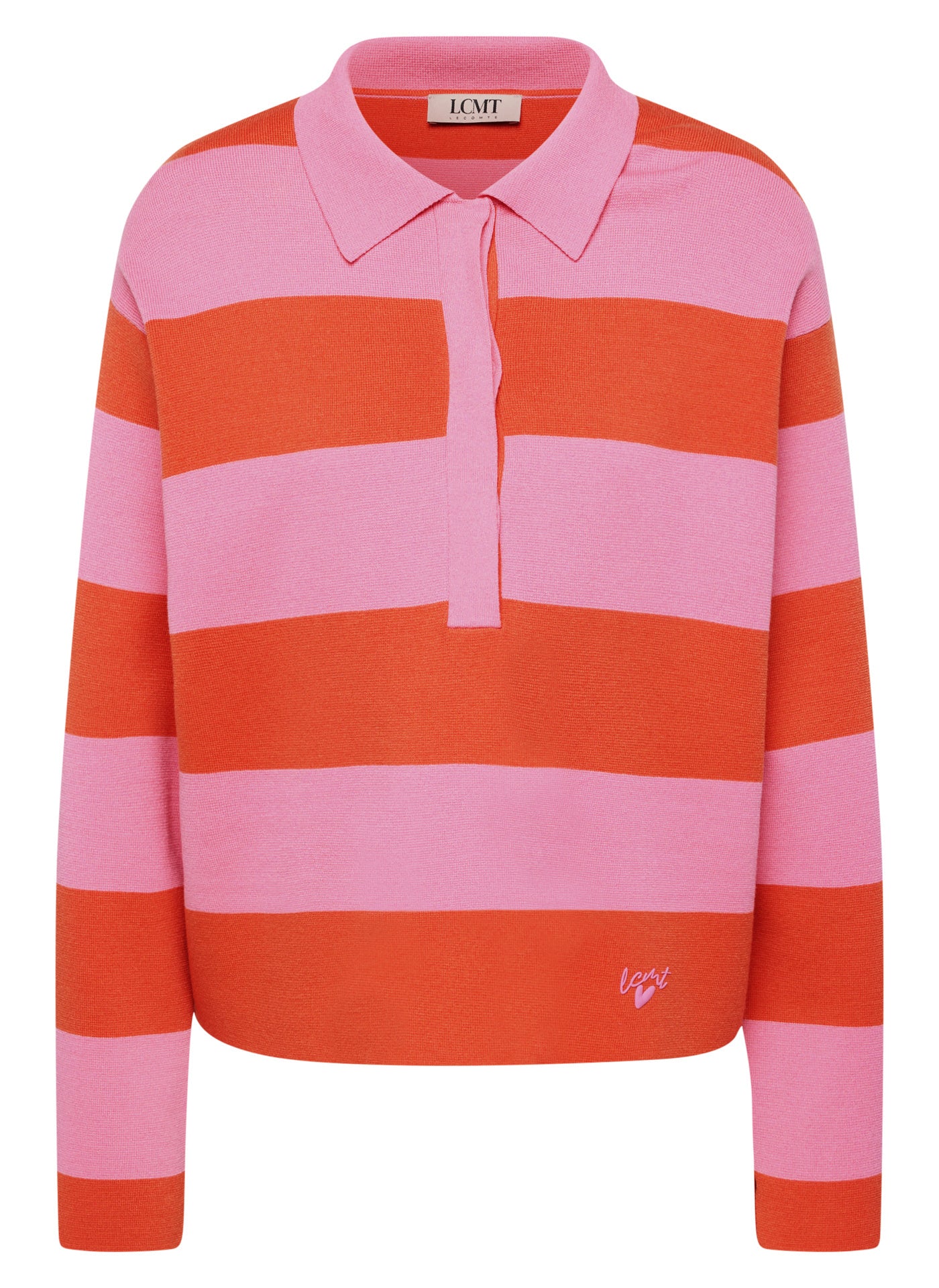 Strickpullover aus Viskosemix - 6212-ROSA - Rosa