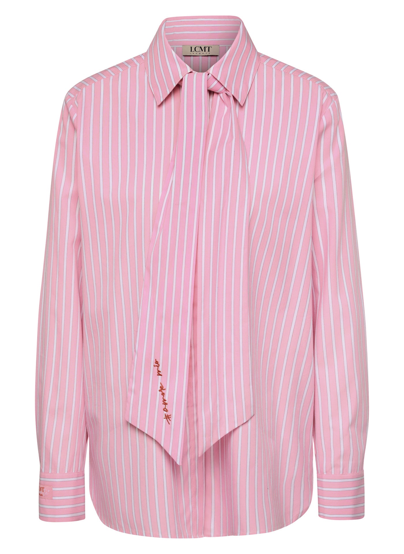 Bluse aus Baumwollmix - 6212-ROSA - Rosa