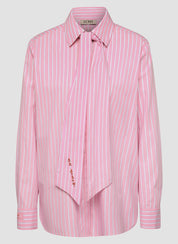 Bluse aus Baumwollmix - 6212-ROSA - Rosa