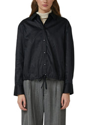 Bluse Relaxed Fit aus Baumwolle - 9999-GREY/BLACK - Schwarz