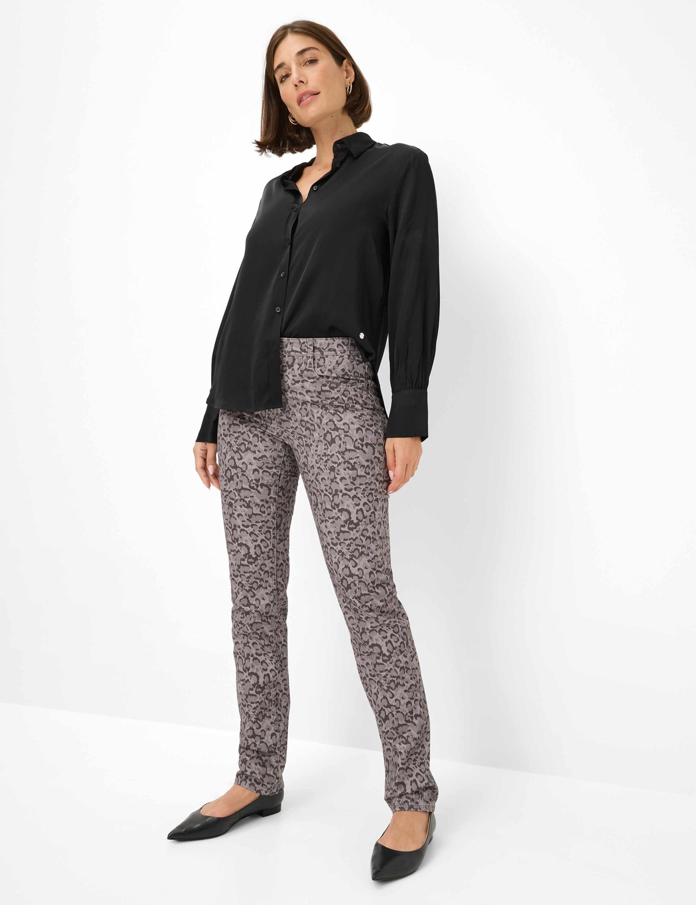 Hose MARY Regular Fit - 06-SMOKE GREY - Grau