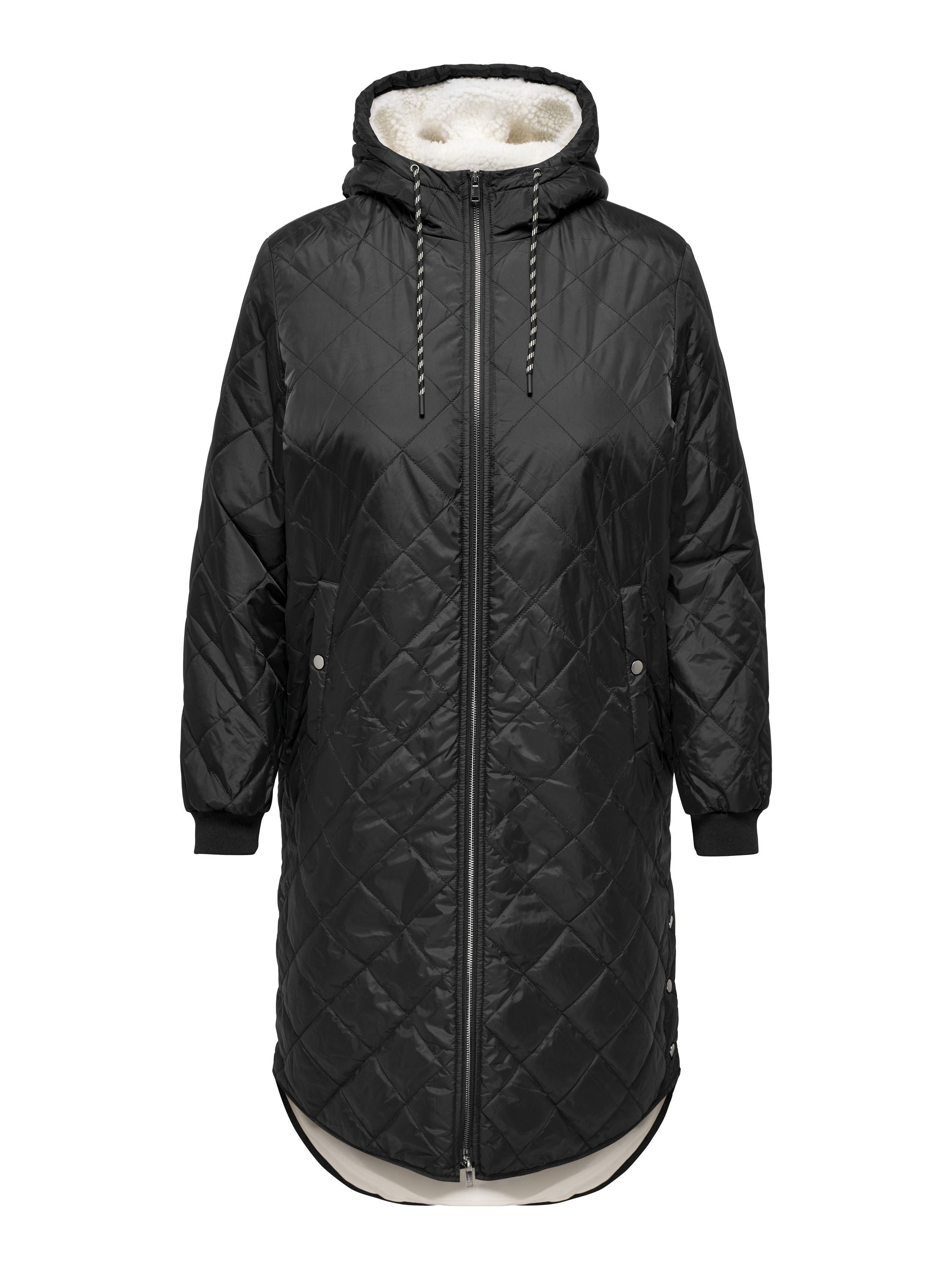 Steppmantel - Black - Schwarz