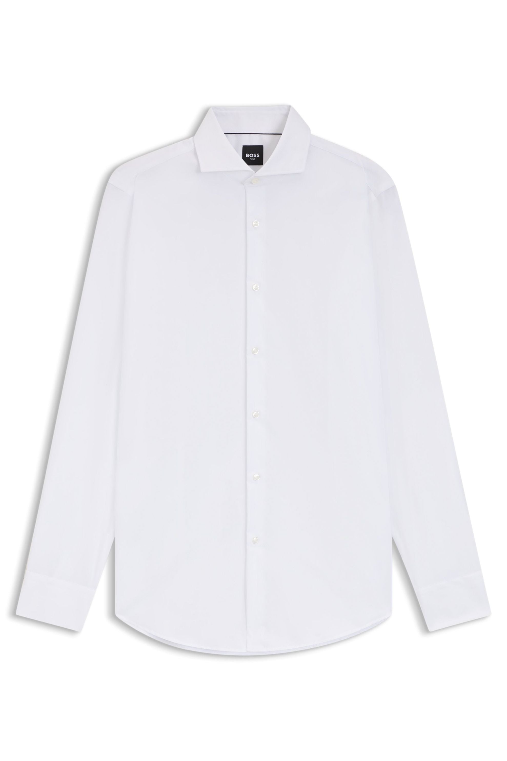 Hemd HANK Slim Fit - 100-White - Weiß