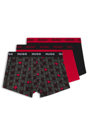 Boxershorts 3er-Pack - 969-Open Miscellaneous - Mehrfarbig