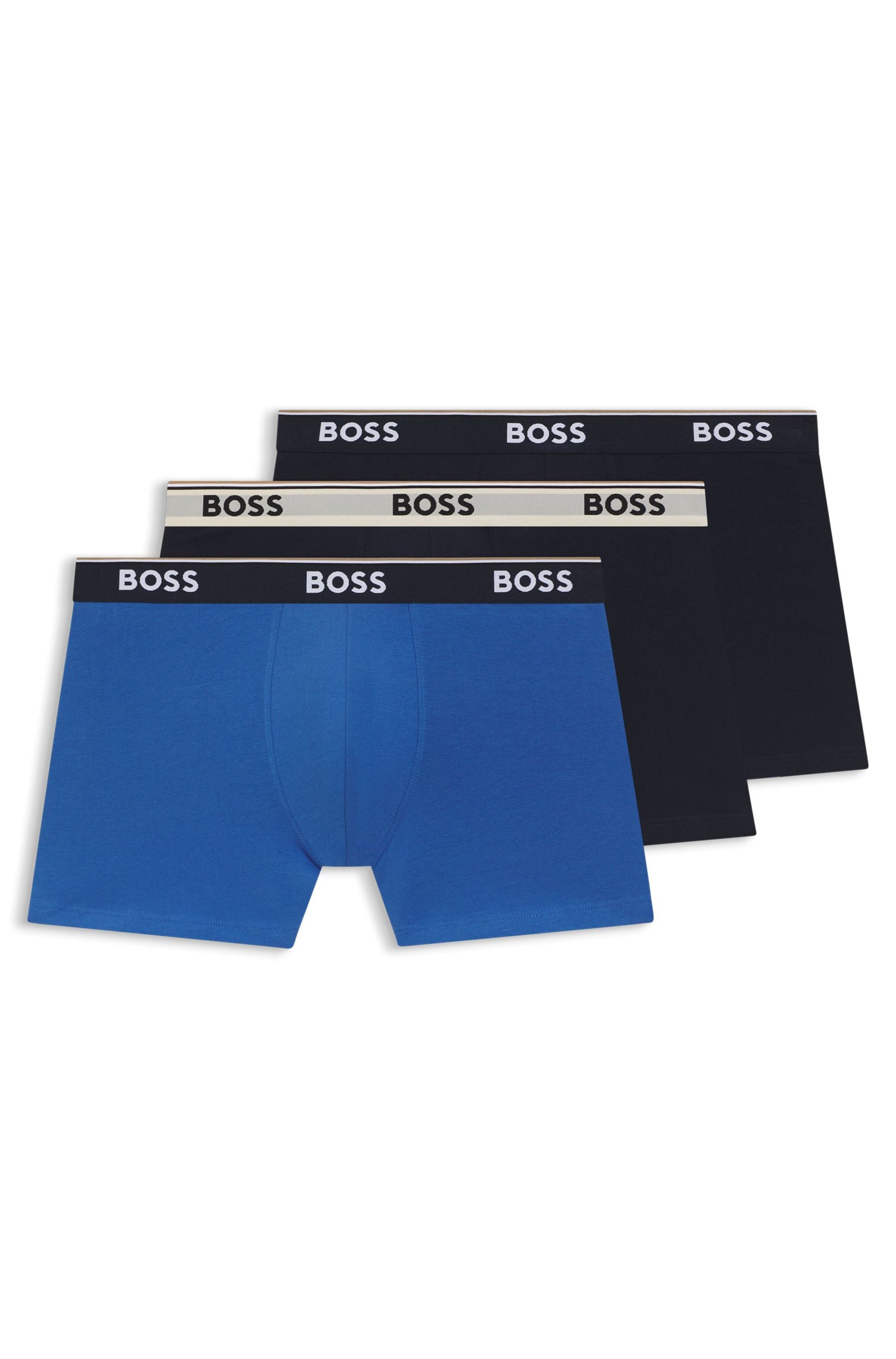 Boxershorts 3er-Pack - 460-Open Blue - Mehrfarbig