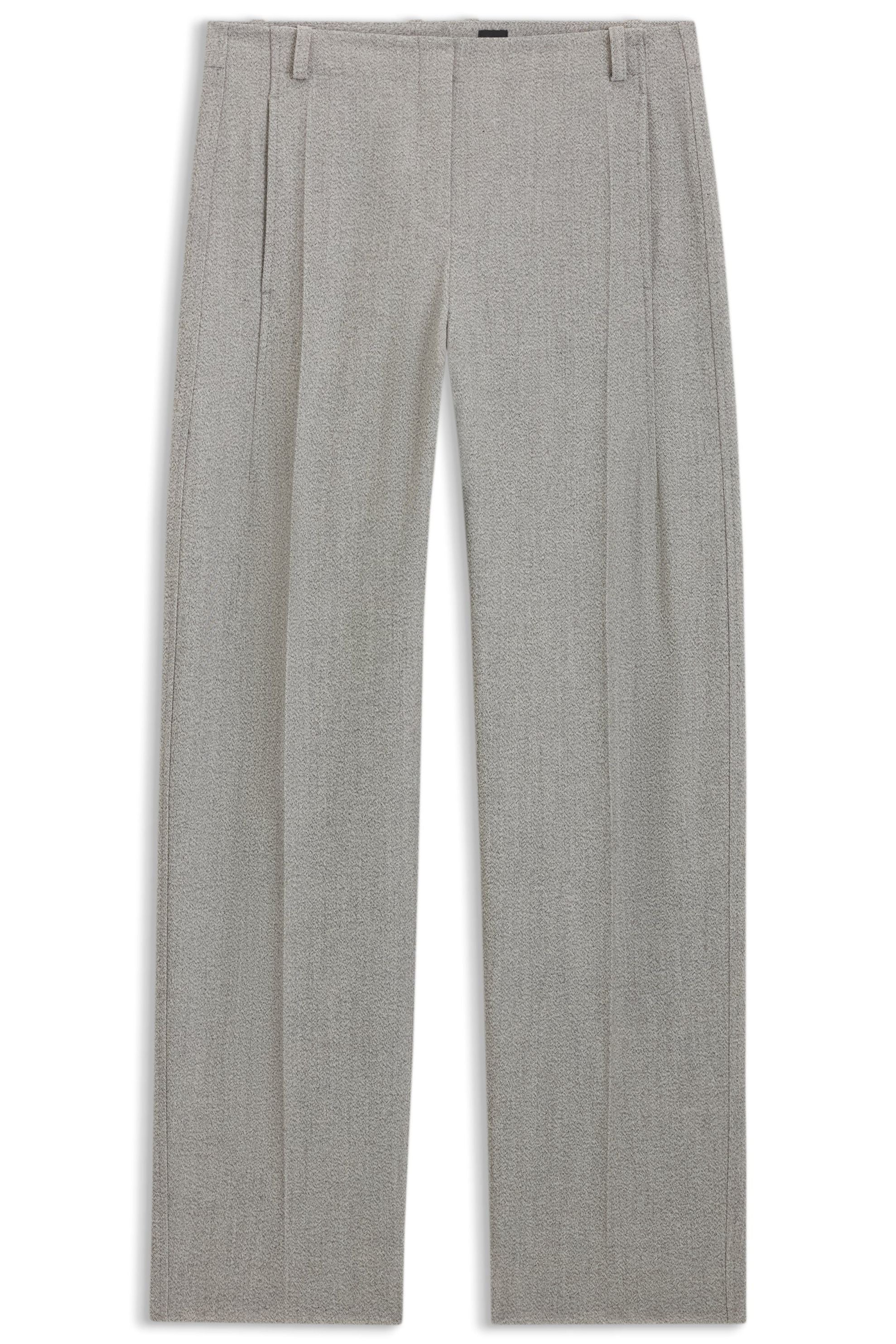 Hose TAKAVA Wide Leg - 047-Silver - Grau