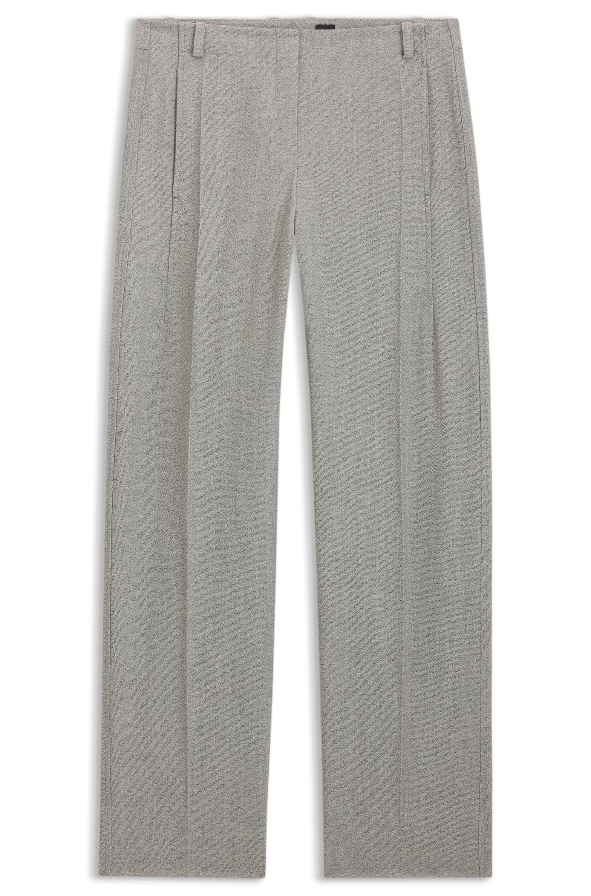 Hose TAKAVA Wide Leg - 047-Silver - Grau