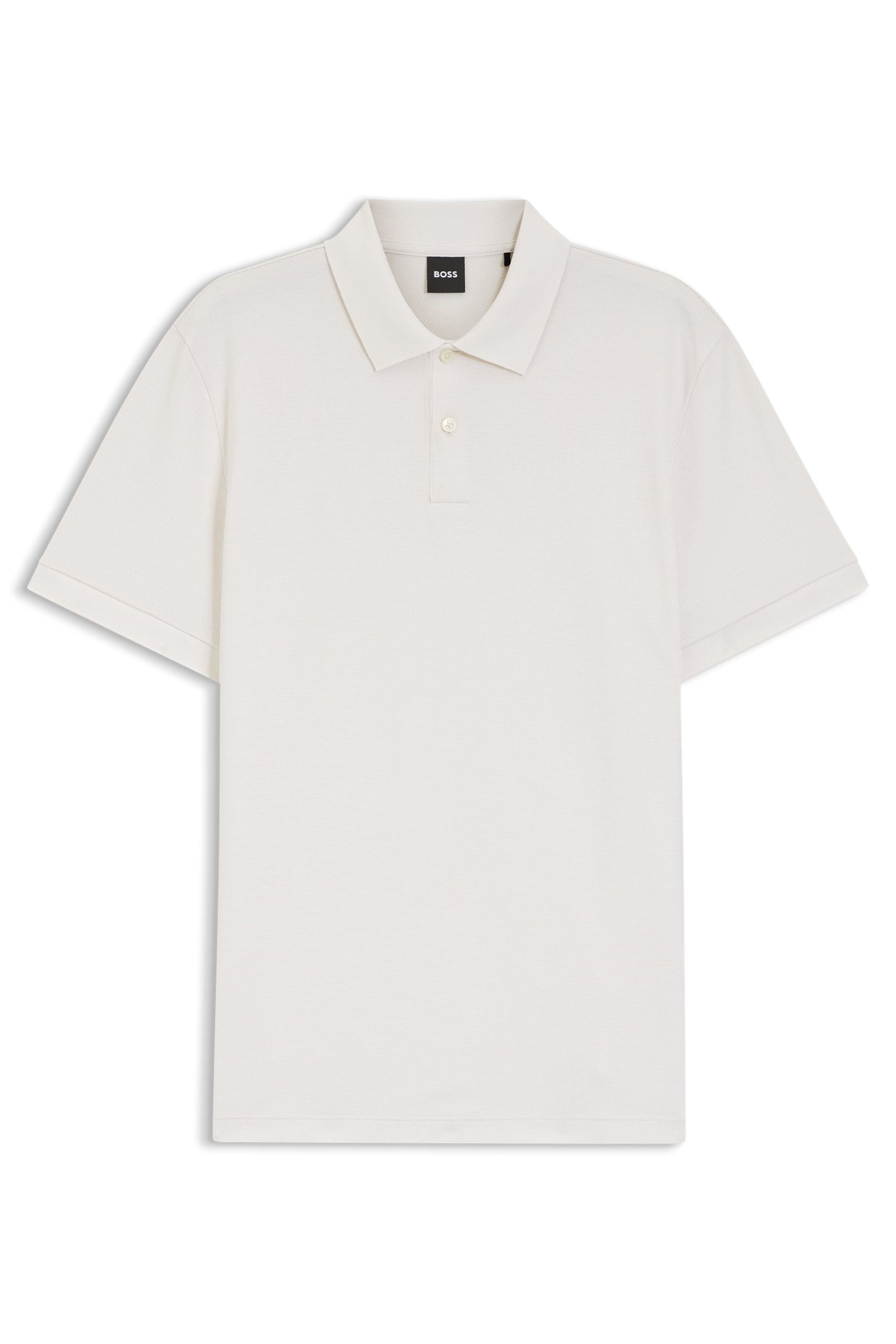 Poloshirt PARLAY aus Baumwolle - 131-Open White - Weiß
