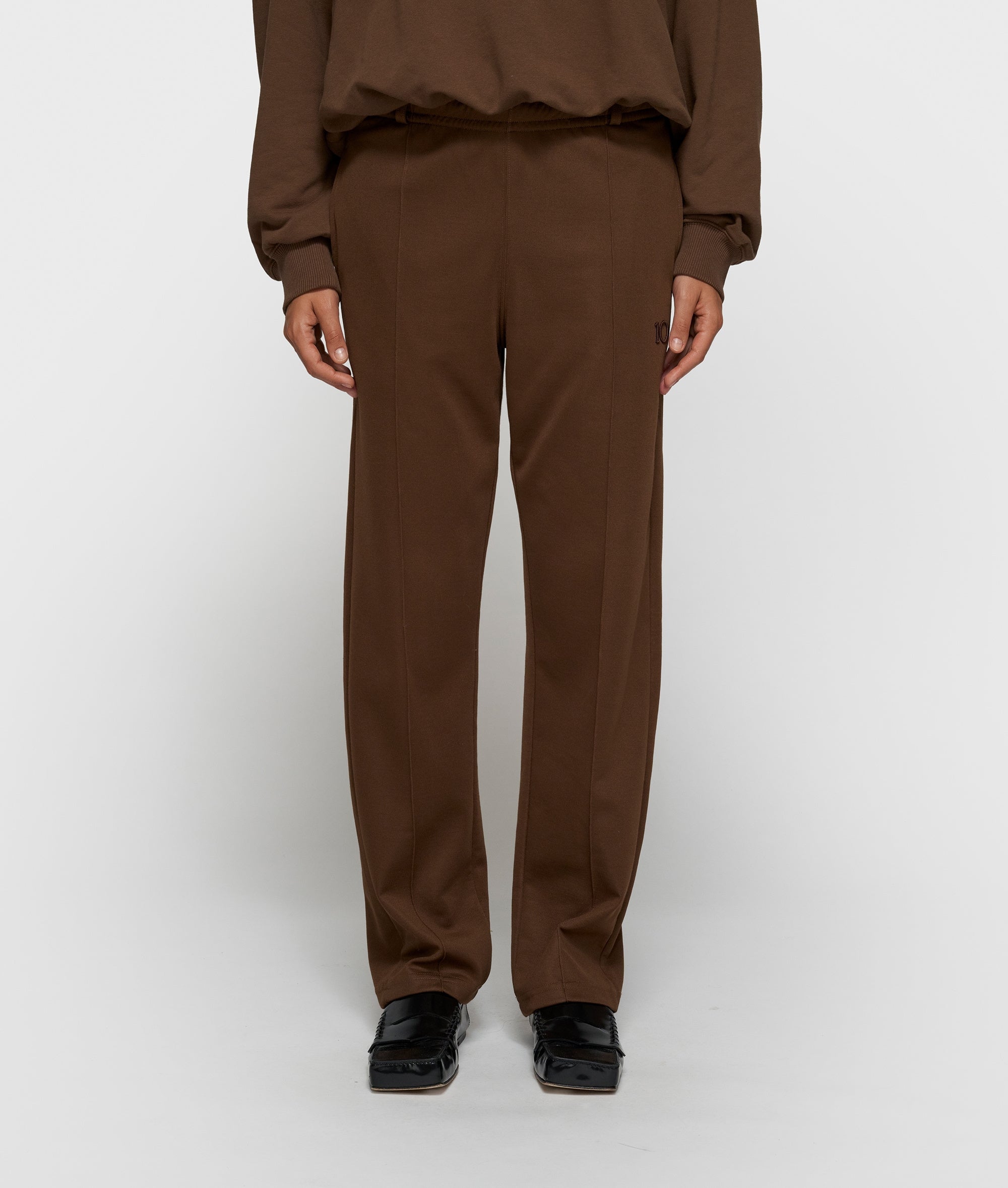 Joggpants Relaxed Fit - 1322-dark truffle - Braun