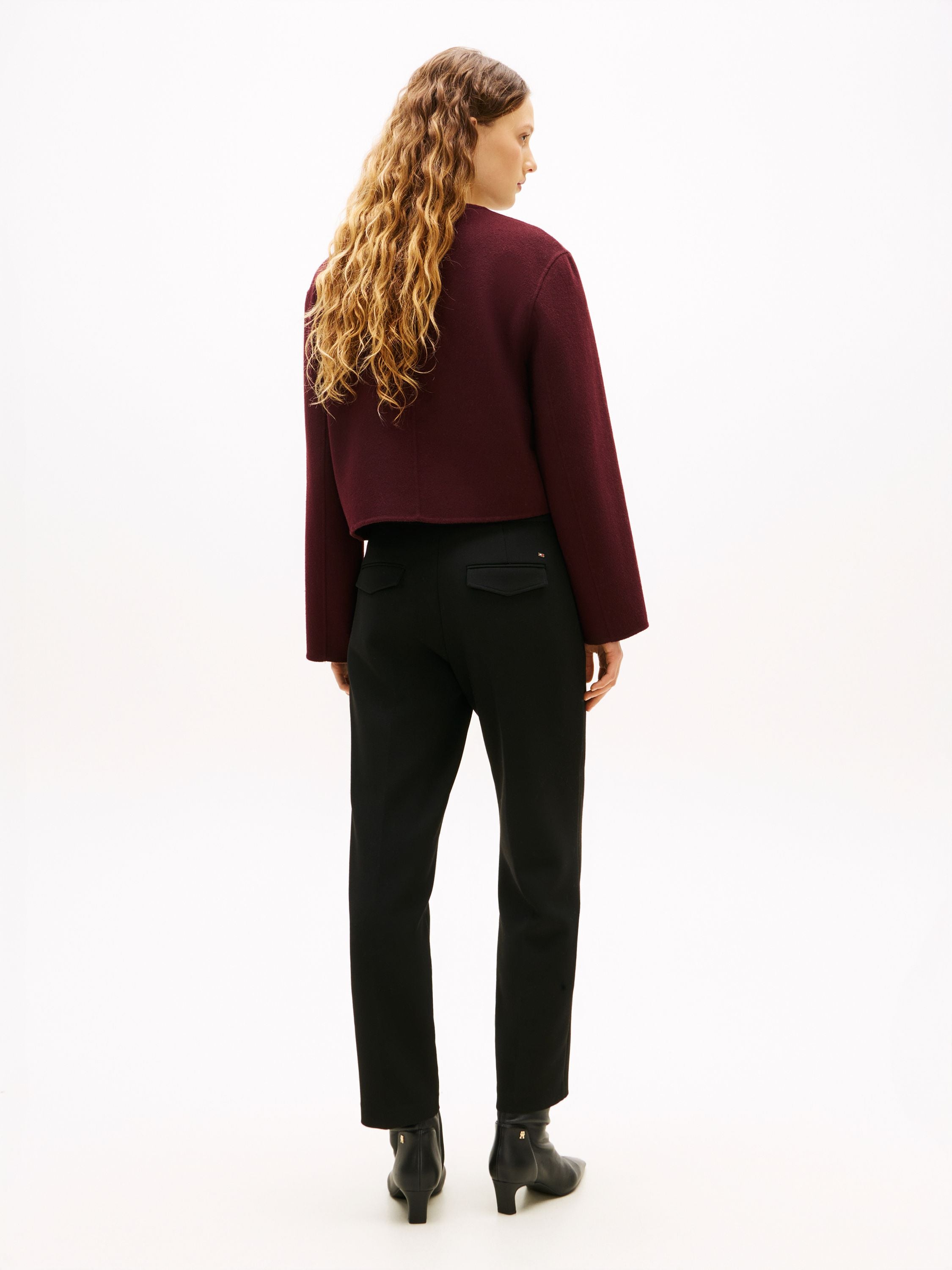 Jacke aus Wolle - XIH-RED - Rot