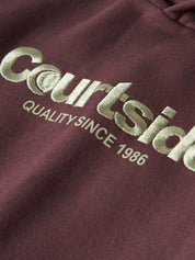 Sweathoodie aus Baumwolle - Oxblood Red - Rot