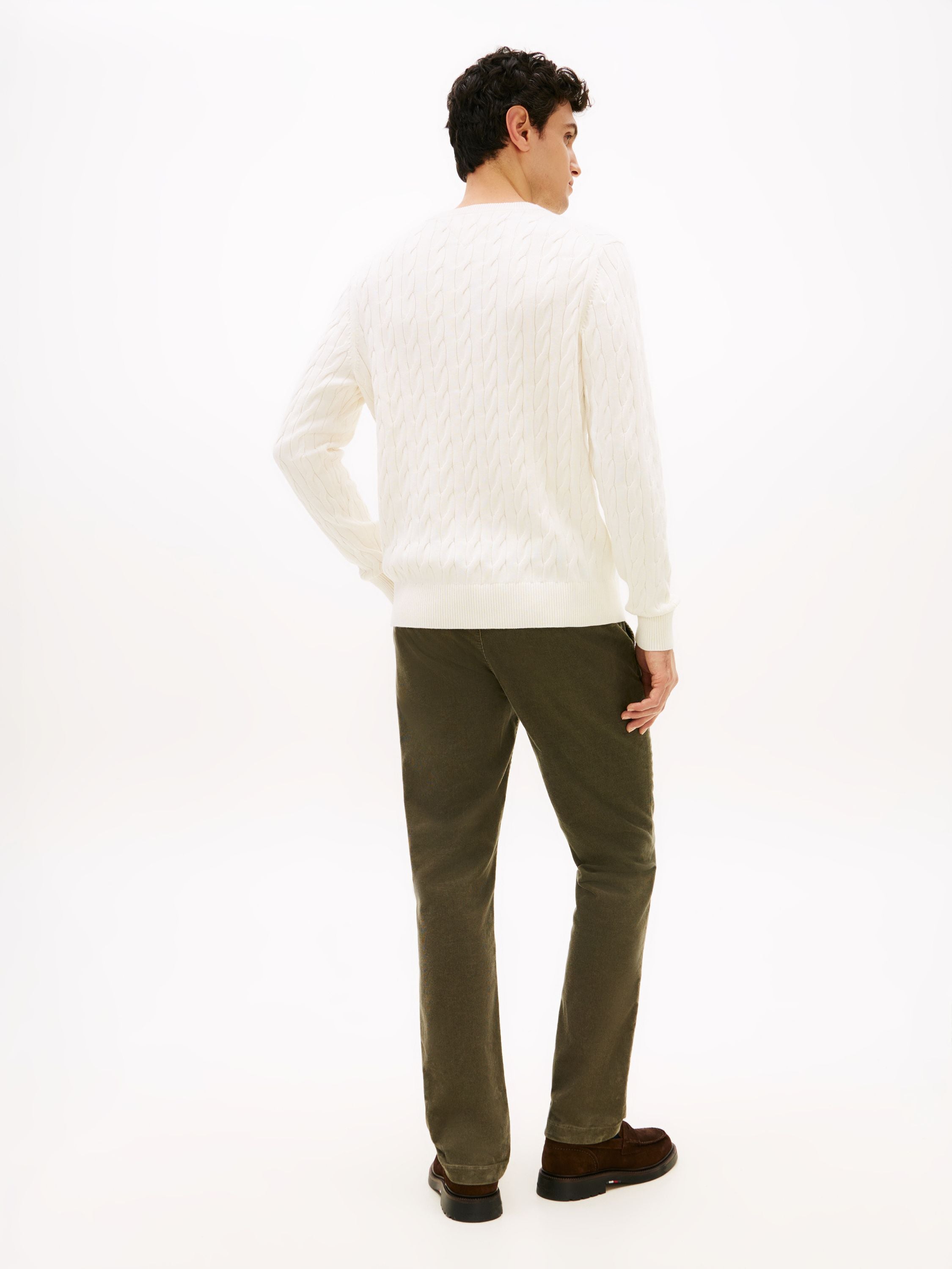 Feinstrickpullover mit Musterung - Z00-YELLOW - Creme