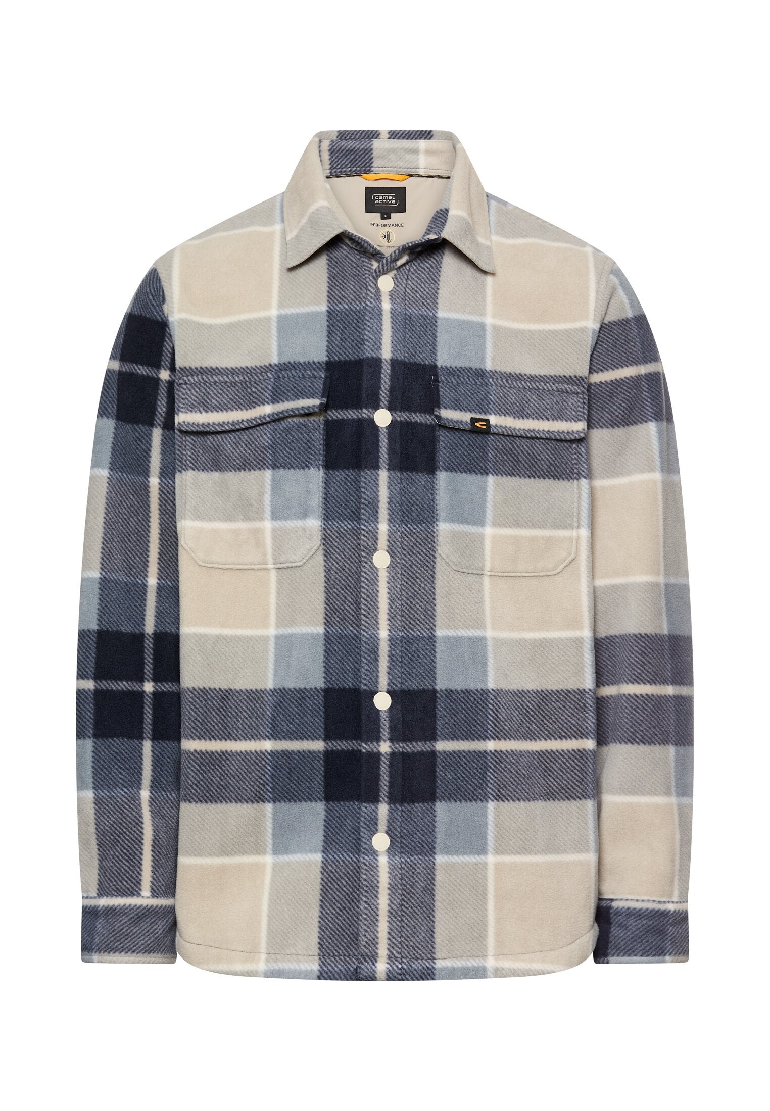 Fleeceovershirt Relaxed Fit - 46-Lyons Blue - Blau