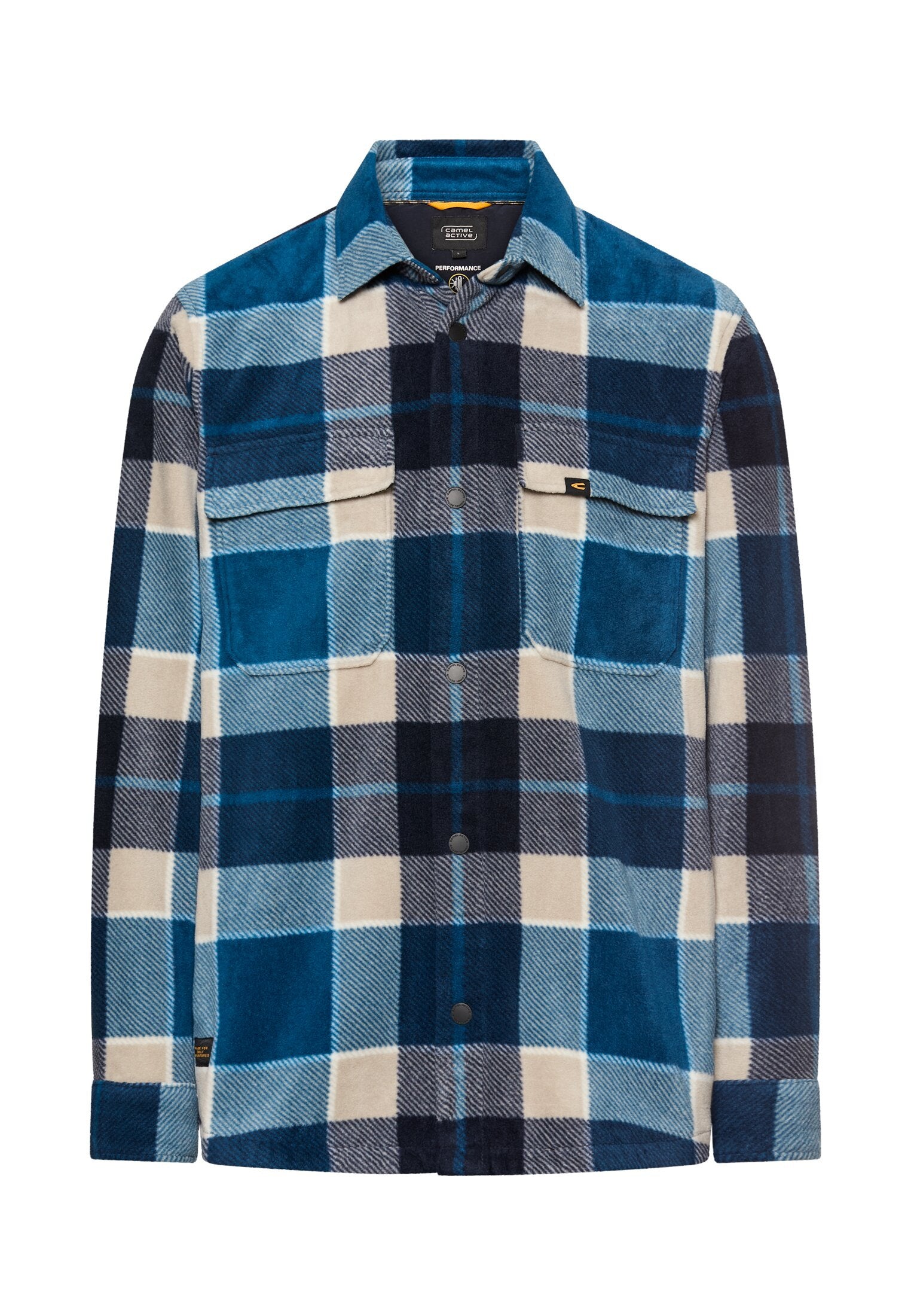 Fleeceovershirt Relaxed Fit - 43-Aqua Blue - Blau