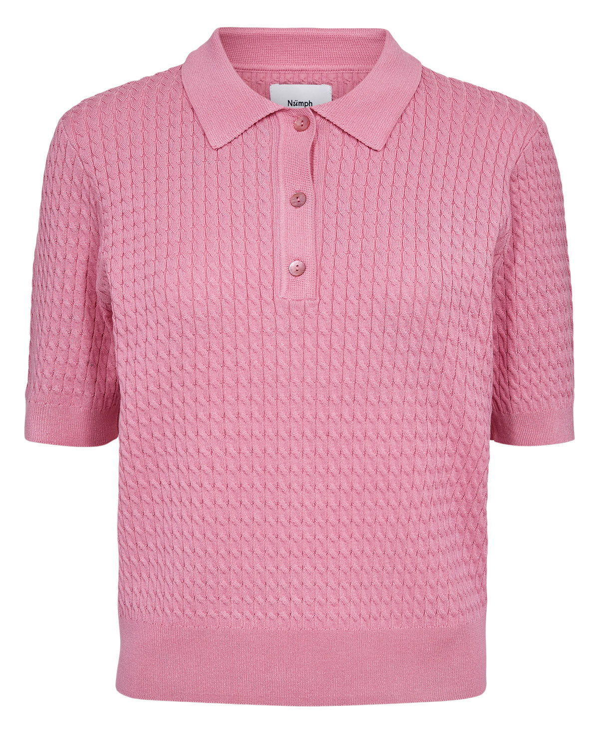 Strick-Poloshirt NUALETTE - 2703 - Pink