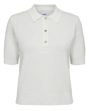 Strick-Poloshirt NUALETTE - 9001 - Weiß