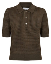 Strick-Poloshirt NUALETTE - 5041 - Grün