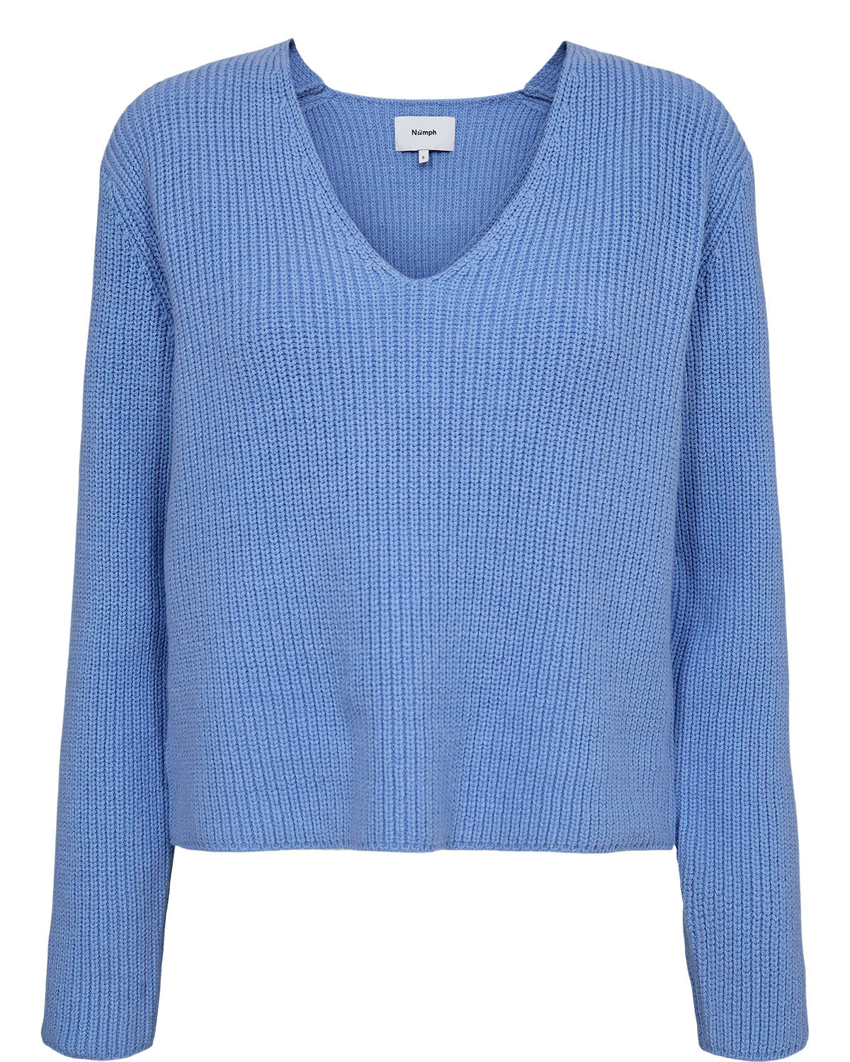 Strickpullover aus Baumwollmix - 3154 - Blau