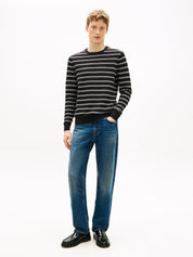 Strickpullover aus Bio-Baumwolle - 0AP-BLACK - Schwarz