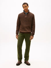 Strickpullover mit Rollkragen - GWP-BROWN - Braun