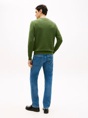 Strickpullover aus Bio-Baumwolle - L01-GREEN - Grün