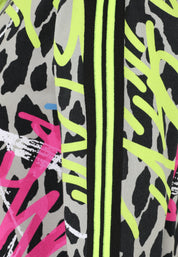 T-Shirt aus Baumwollmix - 23-Lemon - Mehrfarbig