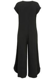 Jumpsuit aus Viskose - 91-Schwarz/WeiSS - Schwarz