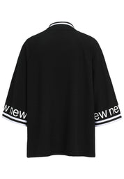 Sweatshirtjacke aus Modalmix - 91-Schwarz/WeiSS - Schwarz