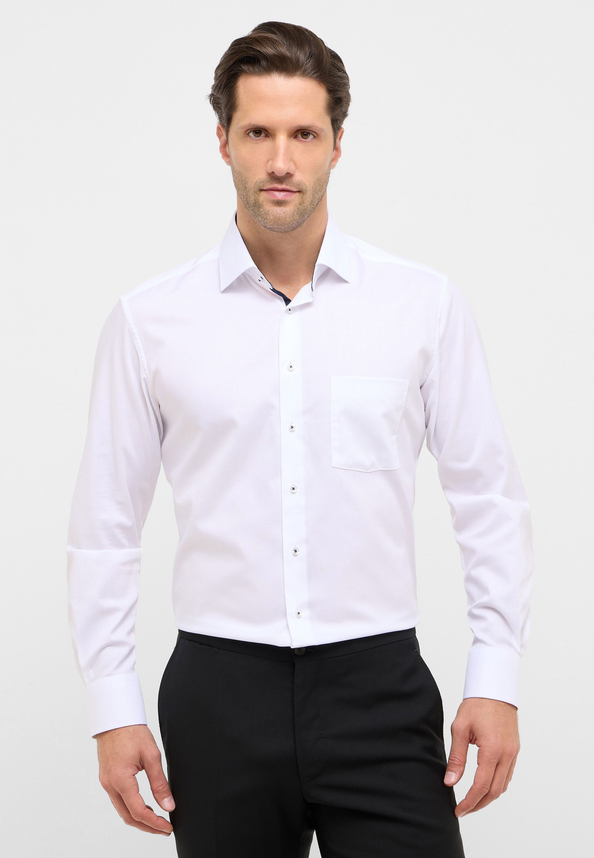 Hemd Modern Fit - 00-weiss - Weiß