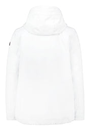 Übergangsjacke mit Kapuze - 9078-Glacier White - Grau