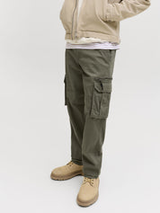 Cargohose KANE Loose Fit - Olive Night - Grün