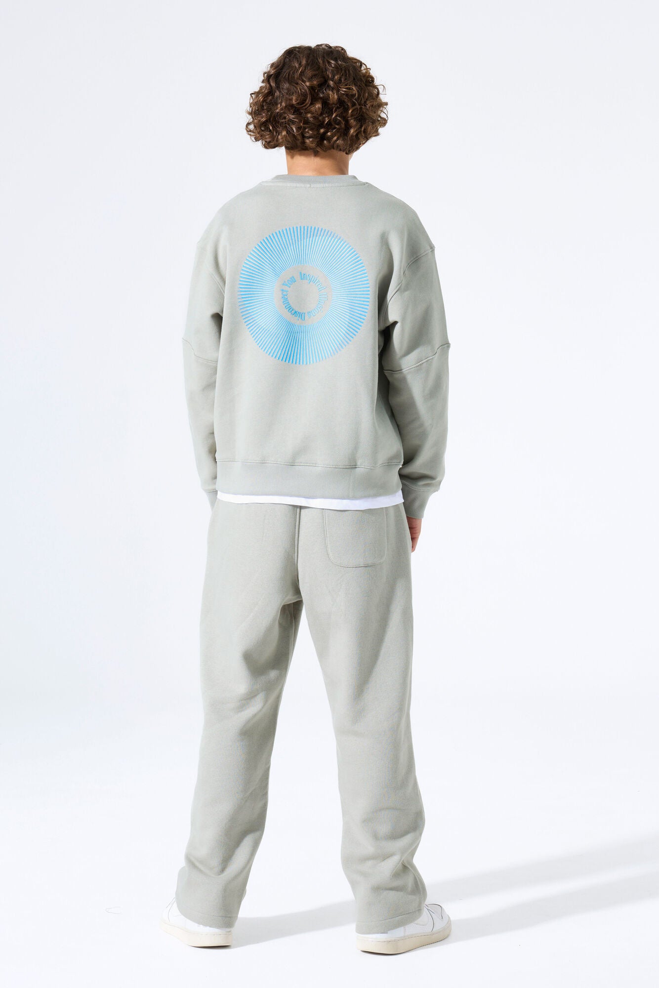 Sweatshirt aus Baumwolle - 6726-desert sage - Grün