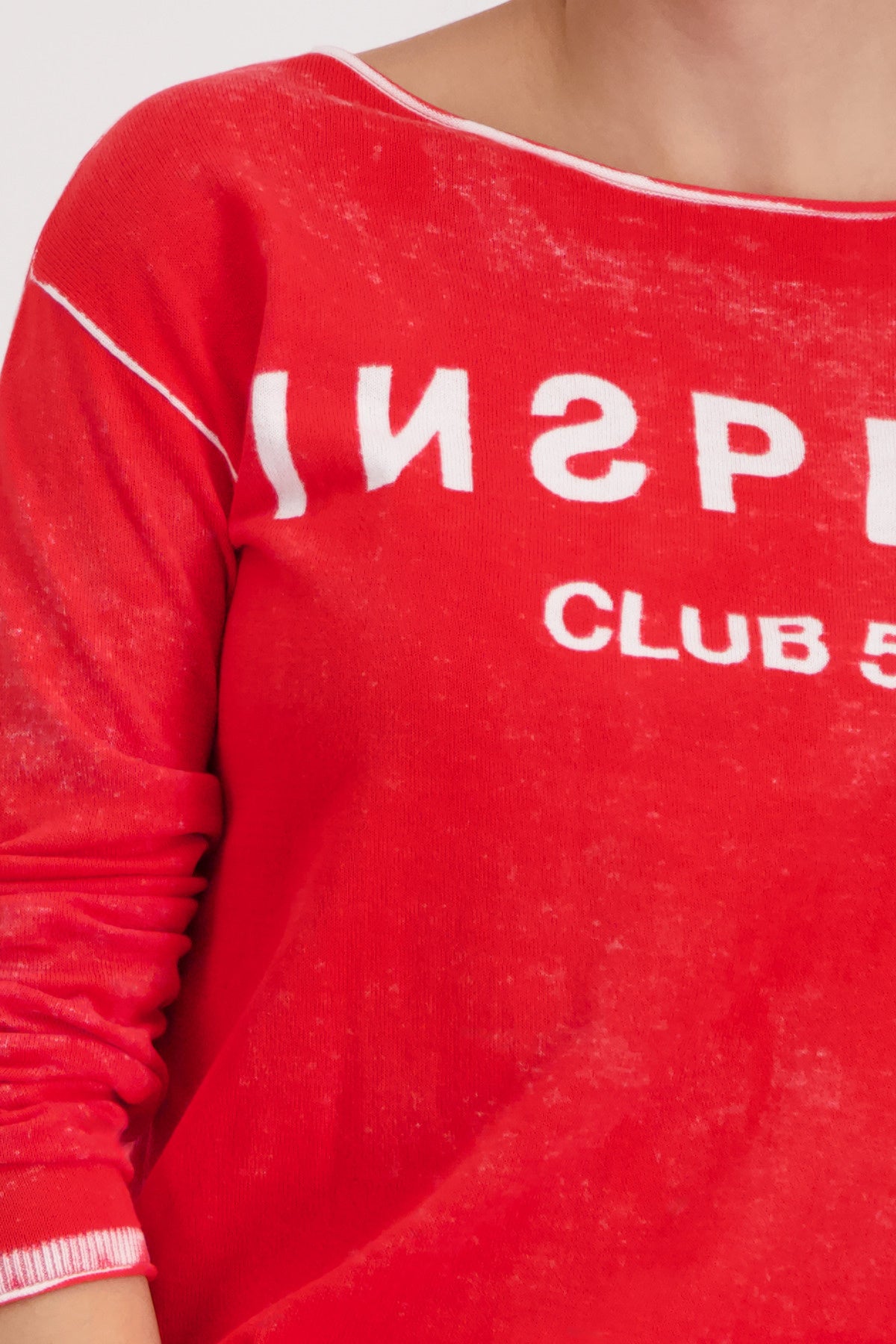 Strickpullover aus Baumwolle - 350 chilli pepper - Rot