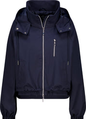 Übergangsjacke mit Kapuze - 755 marine - Blau