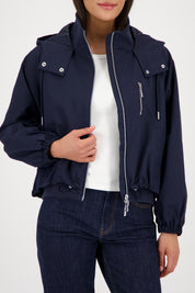 Übergangsjacke mit Kapuze - 755 marine - Blau