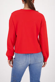 Sweatshirt mit Rundhalsausschnitt - 350 chilli pepper - Rot