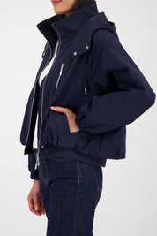 Übergangsjacke mit Kapuze - 755 marine - Blau