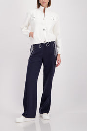 Strickjacke aus Baumwolle - 102 off-white - Weiß