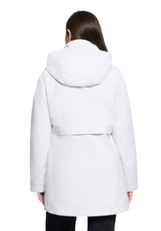 Funktionsjacke 4in1 mit abnehmbarer Kapuze - 9078-Glacier White - Grau