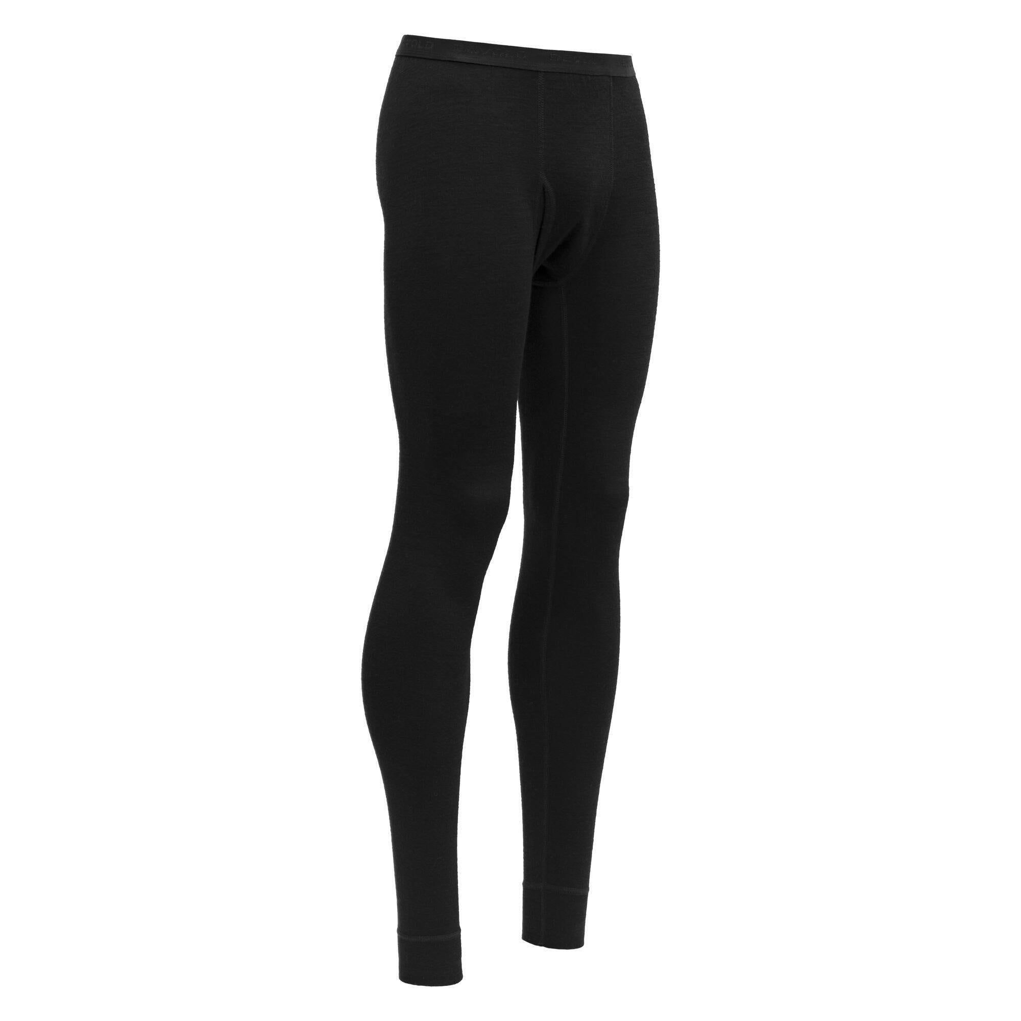 Lange Unterhose aus Merinomix - 950A-BLACK - Schwarz