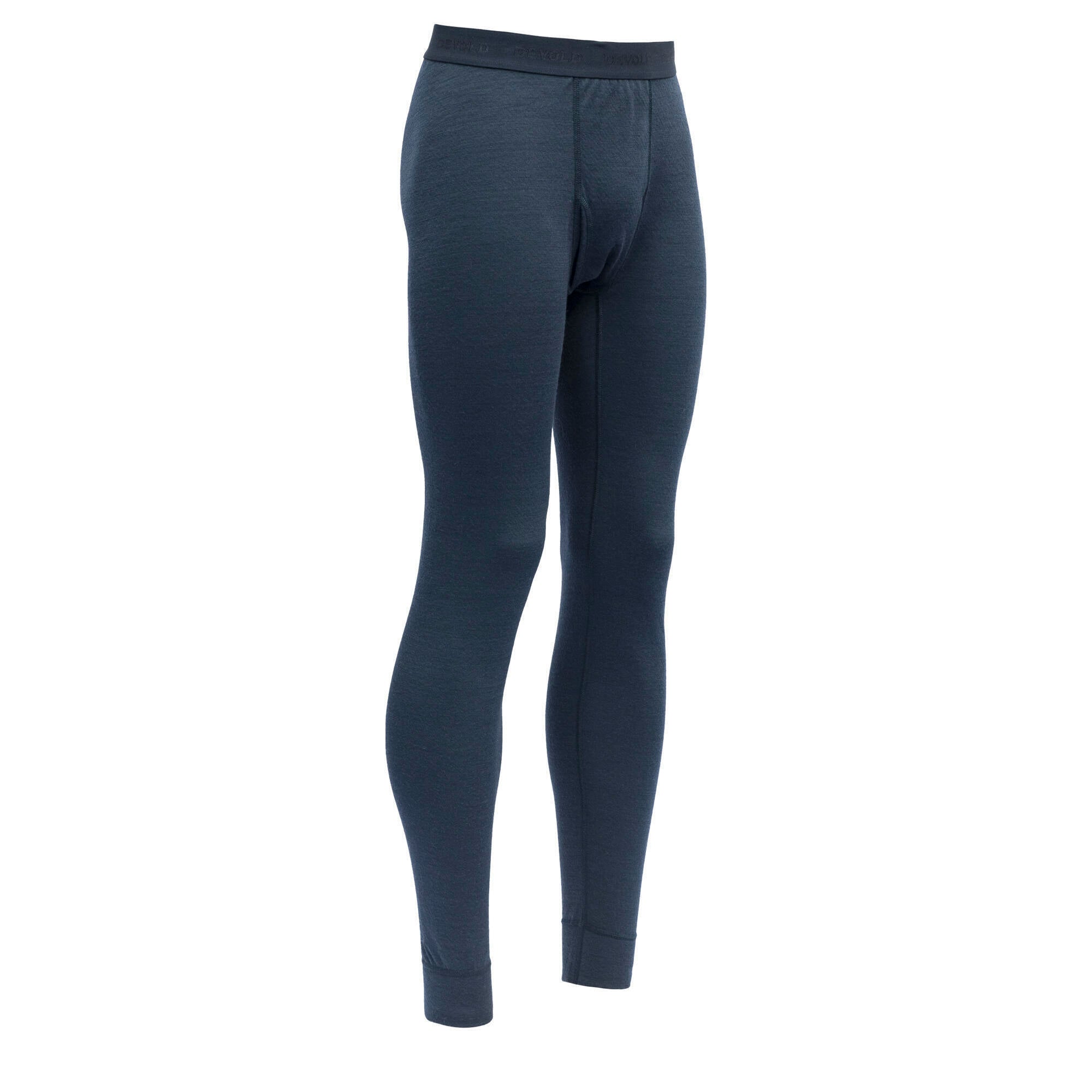 Lange Unterhose aus Merinomix - 284A-INK - Blau