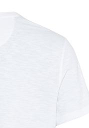 T-Shirt mit Henleykragen - 01-White - Weiß