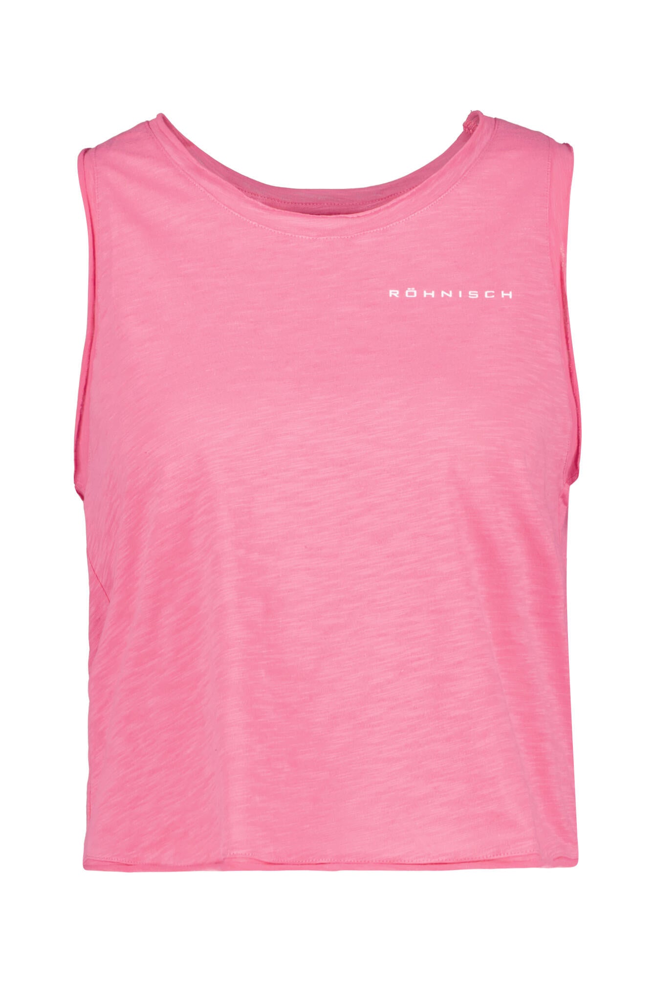 Meliertes Tanktop aus Baumwolle - S354 - Pink